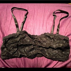 Torrid black lace bra